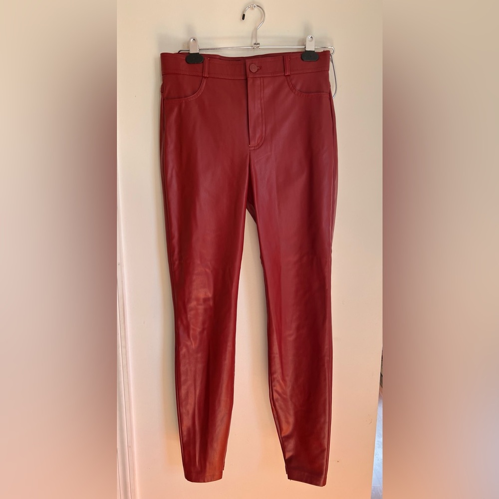 Zara faux leather pants